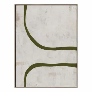 Curved Paths 1 Box Framed Canvas in 80 x 100cm by OZ Design, a Painted Canvases for sale on Style Sourcebook