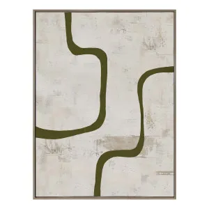 Curved Paths 2 Box Framed Canvas in 80 x 100cm by OZ Design, a Painted Canvases for sale on Style Sourcebook