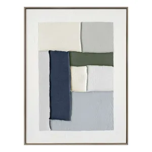 Connected Fragments 2 Box Framed Canvas in 60 x 80cm by OZ Design, a Painted Canvases for sale on Style Sourcebook