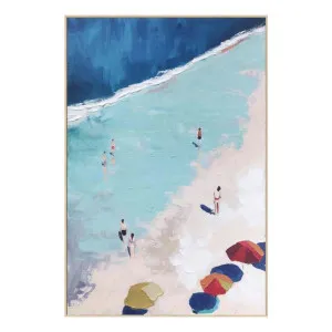 Coastal Escape Box Framed Canvas in 82 x 122cm by OZ Design, a Painted Canvases for sale on Style Sourcebook