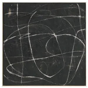 Tangled Lines Box Framed Canvas in 120 x 120cm by OZ Design, a Painted Canvases for sale on Style Sourcebook