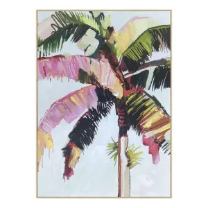 Tropical Palm Box Framed Canvas in 102 x 142cm by OZ Design, a Painted Canvases for sale on Style Sourcebook