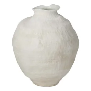 Herman Vase 37x45.6cm in Ivory by OZ Design, a Vases & Jars for sale on Style Sourcebook