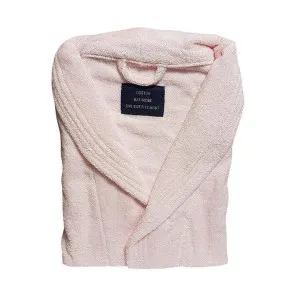 Egyptian Cotton Pink Medium Terry Towelling Bath Robe by null, a Bathrobes for sale on Style Sourcebook