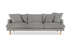 Hampton MKII 4 Seat Sofa, Dark Grey, by Lounge Lovers by Lounge Lovers, a Sofas for sale on Style Sourcebook