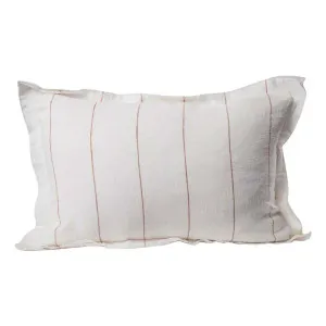 Carter Feather Fill Cushion 40x60cm in Off White / Nutmeg by OZ Design, a Cushions, Decorative Pillows for sale on Style Sourcebook