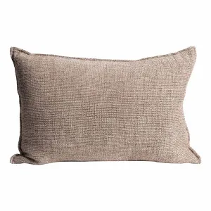 Kenji Feather Fill Cushion 60x40cm in Taupe / Off White by OZ Design, a Cushions, Decorative Pillows for sale on Style Sourcebook