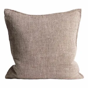 Kenji Feather Fill Cushion 50x50cm in Taupe / Off White by OZ Design, a Cushions, Decorative Pillows for sale on Style Sourcebook