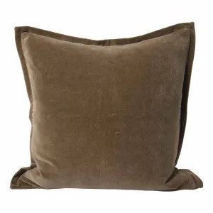 Evelyn Feather Fill Cushion 50x50cm in Olive by OZ Design, a Cushions, Decorative Pillows for sale on Style Sourcebook
