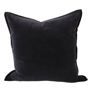 Evelyn Feather Fill Cushion 50x50cm in Midnight by OZ Design, a Cushions, Decorative Pillows for sale on Style Sourcebook