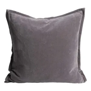 Evelyn Feather Fill Cushion 50x50cm in Slate by OZ Design, a Cushions, Decorative Pillows for sale on Style Sourcebook