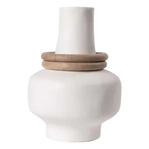 Modern Vase Medium 23x33cm in White by OZ Design, a Vases & Jars for sale on Style Sourcebook