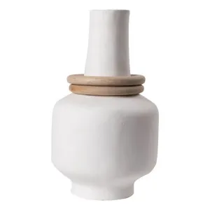 Modern Vase Large 23x45cm in White by OZ Design, a Vases & Jars for sale on Style Sourcebook