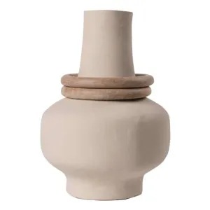 Modern Vase Medium 23x33cm in Natural by OZ Design, a Vases & Jars for sale on Style Sourcebook