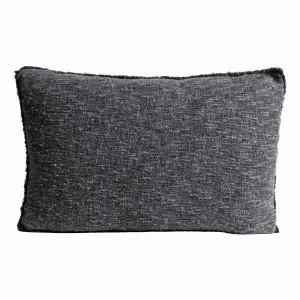 Sora Feather Fil Cushion 60x40cm in Midnight by OZ Design, a Cushions, Decorative Pillows for sale on Style Sourcebook