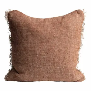 Tabako Feather Fill Cushion 50x50cm in Linen by OZ Design, a Cushions, Decorative Pillows for sale on Style Sourcebook