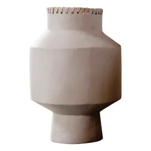 Wabi Vase 25x35cm in Natural by OZ Design, a Vases & Jars for sale on Style Sourcebook