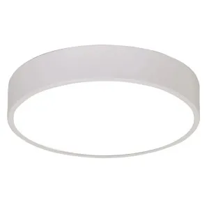 Oriel Lighting Orbis White TRIcolour LED Ceiling Light Small by Oriel Lighting, a LED Lighting for sale on Style Sourcebook