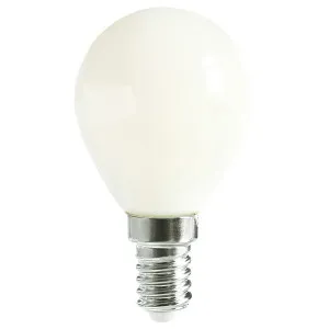 CLA E14 LED Dimmable Frosted Fancy Round Globe Warm White by Compact Lamps Australia, a LED Lighting for sale on Style Sourcebook