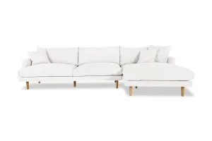 Hampton MKII RH Chaise Sofa, White, by Lounge Lovers by Lounge Lovers, a Sofas for sale on Style Sourcebook