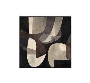Earthy Dark and Stormy Wall Art 80cm x 80cm by Luxe Mirrors, a Artwork & Wall Decor for sale on Style Sourcebook