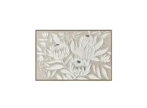 Native Flower Wall Art Canvas 80cm x 120cm by Luxe Mirrors, a Artwork & Wall Decor for sale on Style Sourcebook