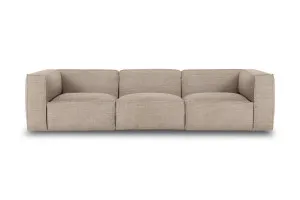 Linden Fabric 4 Seat Sofa, Dark Grey, by Lounge Lovers by Lounge Lovers, a Sofas for sale on Style Sourcebook