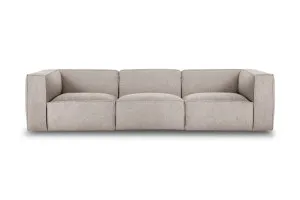 Linden Fabric 4 Seat Sofa, Dark Grey, by Lounge Lovers by Lounge Lovers, a Sofas for sale on Style Sourcebook