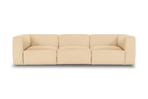 Linden Fabric 4 Seat Sofa, Dark Grey, by Lounge Lovers by Lounge Lovers, a Sofas for sale on Style Sourcebook