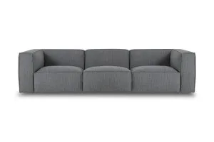 Linden Fabric 4 Seat Sofa, Dark Grey, by Lounge Lovers by Lounge Lovers, a Sofas for sale on Style Sourcebook