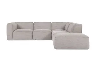 Linden Fabric Right Corner Sofa, Dark Grey, by Lounge Lovers by Lounge Lovers, a Sofas for sale on Style Sourcebook