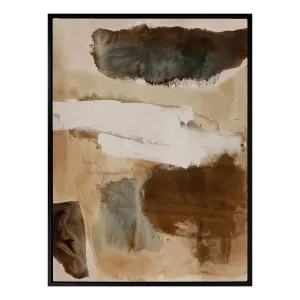 Brushed by Time Box Framed Canvas in 123 x 163cm by OZ Design, a Painted Canvases for sale on Style Sourcebook