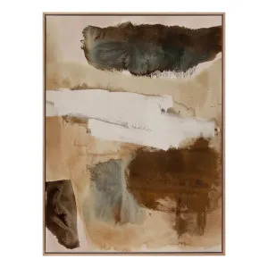 Brushed by Time Box Framed Canvas in 78 x 103cm by OZ Design, a Painted Canvases for sale on Style Sourcebook