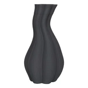 Loki Vase 17x33cm in Dark Grey by OZ Design, a Vases & Jars for sale on Style Sourcebook