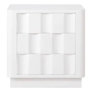 Verano Small Bedside Table 60cm in Mangowood White by OZ Design, a Bedside Tables for sale on Style Sourcebook
