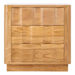 Verano Small Bedside Table 60cm in Mangowood Clear Lacquer by OZ Design, a Bedside Tables for sale on Style Sourcebook