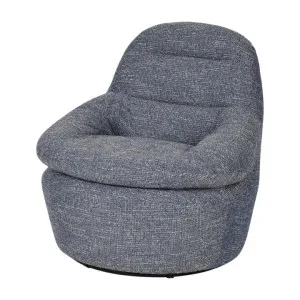 Nalini Swivel Lounge Chair - Prussian Blue by Interior Secrets - AfterPay Available by Interior Secrets, a Chairs for sale on Style Sourcebook