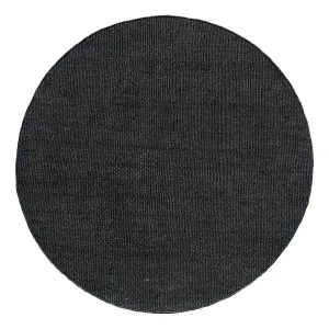 Sardinia Rug 90cm in Black by OZ Design, a Contemporary Rugs for sale on Style Sourcebook