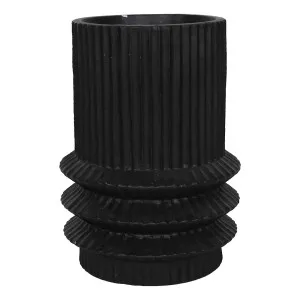 Bale Vase 25x34.5cm in Black by OZ Design, a Vases & Jars for sale on Style Sourcebook