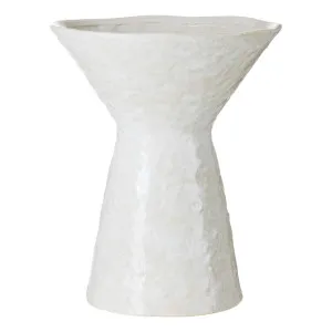 Vance Vessel 24.5x19cm in White by OZ Design, a Vases & Jars for sale on Style Sourcebook