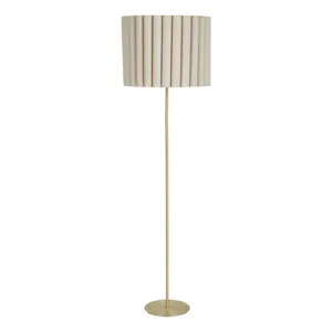 Sombra Floor Lamp 44.5x158cm in Natural / Gold by OZ Design, a Floor Lamps for sale on Style Sourcebook