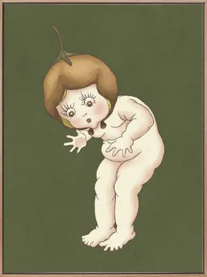 Boronia Baby III Green Canvas Art Print by Urban Road, a Prints for sale on Style Sourcebook