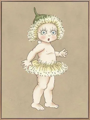 Gum Blossom Baby II Neutral Canvas Art Print by Urban Road, a Prints for sale on Style Sourcebook