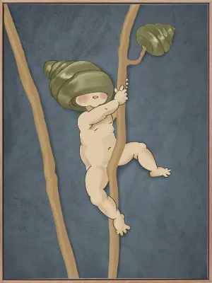 Gumnut Adventures I Blue Canvas Art Print by Urban Road, a Prints for sale on Style Sourcebook