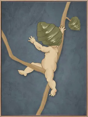 Gumnut Adventures III Blue Canvas Art Print by Urban Road, a Prints for sale on Style Sourcebook
