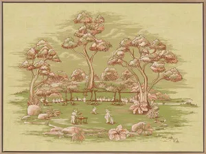 The Gumnut Spring Parade Light Green Canvas Art Print by Urban Road, a Prints for sale on Style Sourcebook
