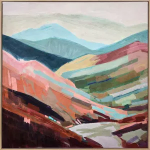 Chromatic Valley Canvas Art Print by Urban Road, a Prints for sale on Style Sourcebook