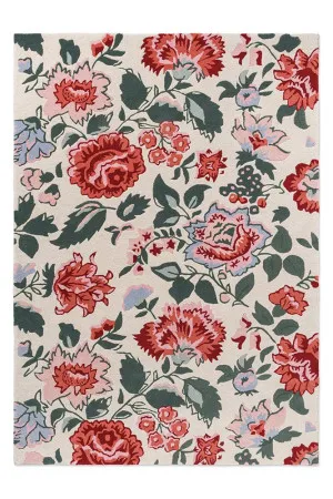 Laura Ashley Wendling Floral Poppy Red 083100 by Laura Ashley, a Contemporary Rugs for sale on Style Sourcebook