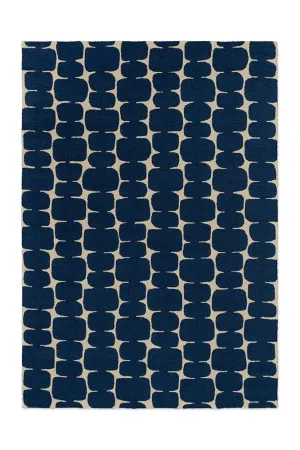 Scion Little Lohko - Indigo 124208 by Scion, a Contemporary Rugs for sale on Style Sourcebook