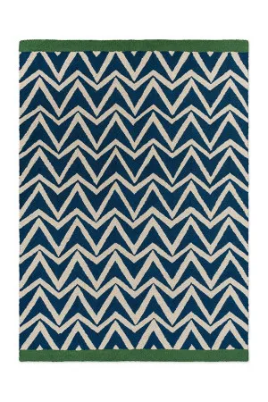 Scion Dhurrie Blue Outdoor 426318 by Scion, a Contemporary Rugs for sale on Style Sourcebook